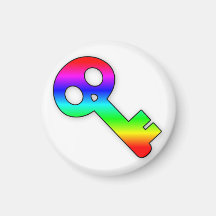 Rainbow Skeleton Key 1 magnet