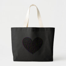Rainbow Skull Heart Bags
