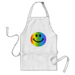 Rainbow Smiley Apron
