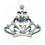 Rainbow sparkles of a Tiara stickers