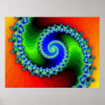 Rainbow Spiral, Simple (Print)