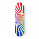 Rainbow Spiral: Vector Art: Skateboard