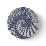 Rainbow Spiralism Button