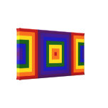 Rainbow Squares Canvas Print