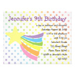 Rainbow Star Invitation