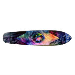 Rainbow Star of David Skateboard