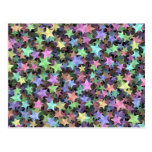 Rainbow Stars Postcard