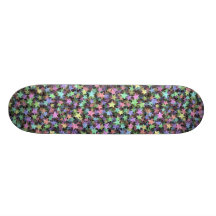 Rainbow Stars Skateboard Deck