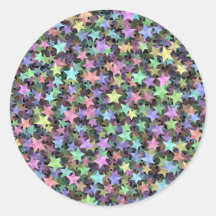 Rainbow Stars Stickers