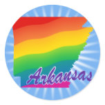 Rainbow State Of Arkansas stickers