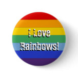 Rainbow Stripe buttons