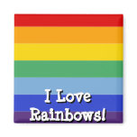 Rainbow Stripe magnets