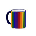 Rainbow Stripes mugs