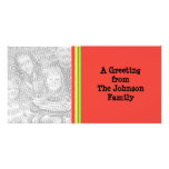 rainbow stripes photo cards