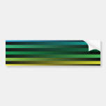 Rainbow Strips Bumper Sticker