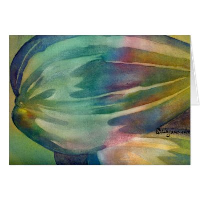 Rainbow Sunflower Seeds Card Greeting Cards by lillyarts