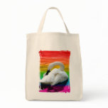 Rainbow Swan Canvas Bags