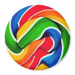 Rainbow Swirl Candy magnets