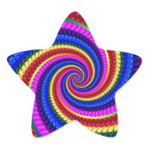 Rainbow Swirl Fractal Pattern