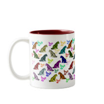 Rainbow Tigers Coffee Mug