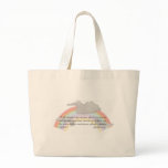 Rainbow tote bags