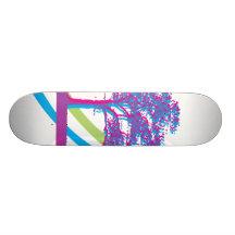 Rainbow Tree Custom Skateboard