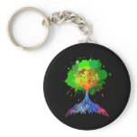 Rainbow Tree of Life keychains