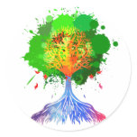 Rainbow Tree of Life stickers