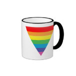 rainbow triangle. coffee mugs