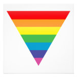 rainbow triangle custom invitations
