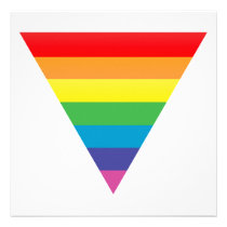rainbow triangle invitations