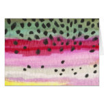 Rainbow Trout Fishing Greeting Cards