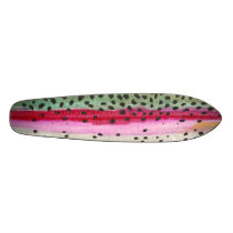 Rainbow Trout Fishing Skateboard