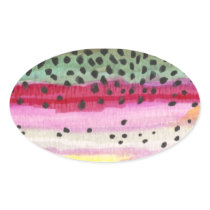 Rainbow Trout Fishing Sticker