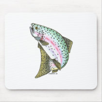 RAINBOW TROUT MOUSE PAD