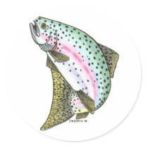 RAINBOW TROUT STICKER