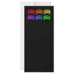 Rainbow Turtles rack cards