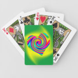 Rainbow Twirl Heart: Yellow/Green
