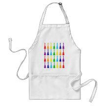 Rainbow Ukes Apron