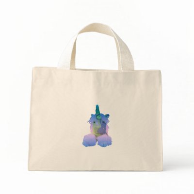 Rainbow Unicorn Canvas Bags by Faeryhuggles