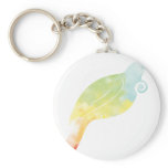 Rainbow Water Colour Tui Keychains