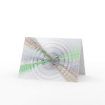 rainbow wave blank greeting cards