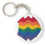 Rainbow Wave Keychains