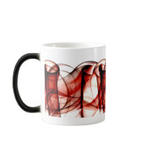 Rainbow Waves 2 Red Mugs