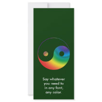 Rainbow Yin Yang Symbol