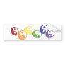 Rainbow Ying Yang Bumper Sticker