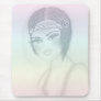 Rainbowed Flapper Girl II Mouse Pad