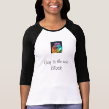 rainbowrose, Gay is the new Black T Shirt