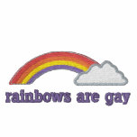 rainbows are gay embroidered shirts