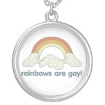 Rainbows Are Gay! Personalised Necklace